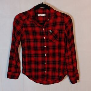 Abercrombie Kids Unisex Flannel Shirt